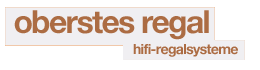 Oberstes Regal - hifi Möbel Unikate